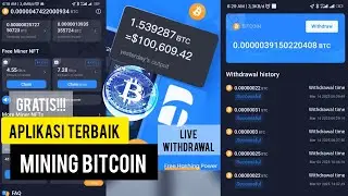 Mining Bitcoin App Gratis | Live Withdrawal | Terbukti Membayar