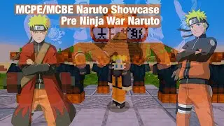 MCPE/MCBE Naruto Command Block Showcase | Pre Ninja War Naruto | Download Link Included