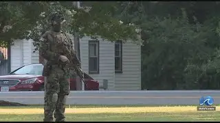 Protest involving open-carry rifles ends peacefully