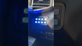OE Panel+Auxbeam switch panel install on 3rd gen Hybrid Tundra #tundra #truck #auxbeam