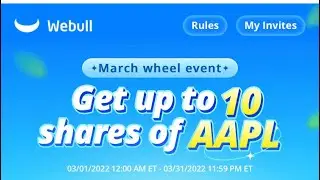 Best Promo Yet🍾 All you need is a cent for WEBULL!🧚🏾 Get up to 10 free stocks of AAPL🤩💸🎉