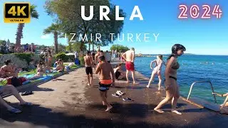 4K 🇹🇷 Walking Streets Izmir - URLA