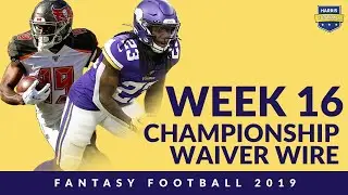 Week 16 Waiver Wire - Fantasy Football 2019 Finals: Mike Boone + Breshad Perriman