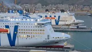 Avvistati assieme i nuovi traghetti GNV Virgo e GNV Orion