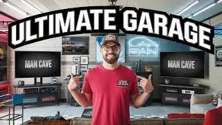 Complete 3 car Garage Man Cave Makeover | Everything You Need in One Space 😎