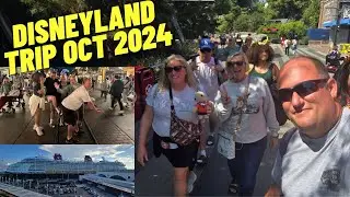 Disney Cruise to Disneyland and back to Disney World travel vlog 10/21/2024