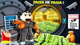 CHOR POLICE in ROBLOX | SHINCHAN Became BIGGEST THIEF in ROBLOX Thief Simulator with CHOP | AMAAN-T