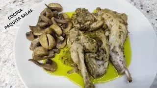 UNA RECETA DE CONEJO RICA RICA/ CONEJO CON ESPECIAS con y sin thermomix/COCINA PAQUITA SALAS