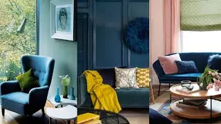 Amazing Blue Living Room Ideas. Petrol Blue Living Room Design  and Decor.