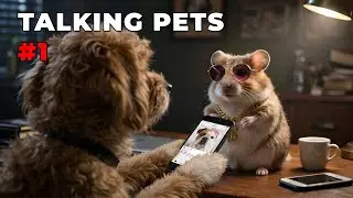 Talking Pets Blockbuster #1 | Hamster Love Coach, Beagle Psychiatrist & Psycho-Cat 😂🐹🐶😼
