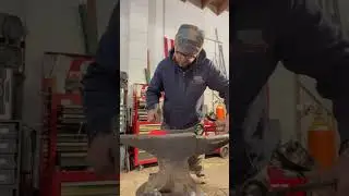 First spring fuller for blacksmithing tool box! #joeco #anvil #blacksmithing #forge
