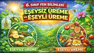 Eşeysiz Üreme ve Eşeyli Üreme - 6.Sınıf Fen Bilimleri #konuanlatımı