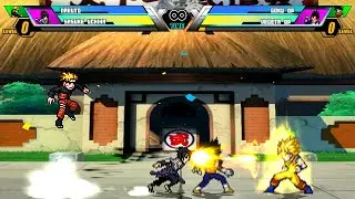 M U G E N Naruto Op and Sasuke Op Vs Goku Op and Vegeta Op