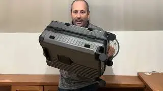 Luggage Carry-On Airline Approved, Lightweight PC Hardside Suitcase USB Port, Front Pocket Review