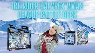 Pok&eacute;mon TCG: Ice Rider Calyrex VMAX League Battle Deck (Unboxing)