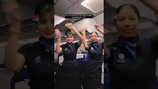 Beautiful Air Hostess Dancing Shakira song #shorts #youtubeshorts #viral #trending