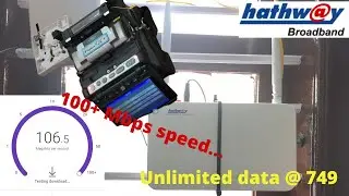 NEW HATHWAY BROADBAND CONNECTION INSTALLATION /SPEEDTEST/ 100Mbps/ FREE ROUTER / BANGALORE