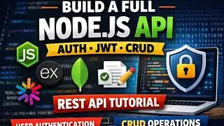 Node.js API for Beginners... Done the RIGHT Way! 🔥 (JWT Auth + CRUD + MongoDB)