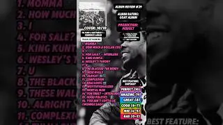 Album Review #29 - To Pimp A Butterfly By Kendrick Lamar #fyp #kendricklamar #rap #music #hiphop