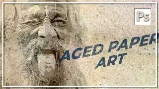 Aged Paper Art | How to add Textures in photoshop