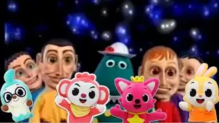 Pinkfong WonderStar And The OG Wiggles Puppet Sing Along: Wake Up Jeff Medley ( Ft. BE Puppets ) 