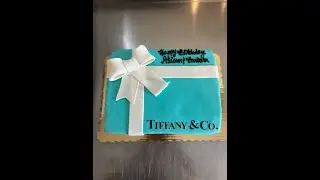 Tiffany's Gift Box Cake