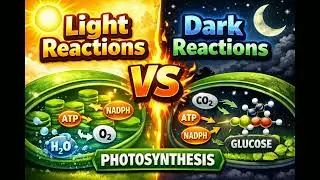 Dark Reaction & Light Reaction of Photosynthesis | Matric & FSC Biology#fyp #biology#photosynthesis