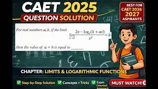 CAET Ques 10 Solution 2025 | Prepare CAET (IIT Delhi - Abu Dhabi) 2026