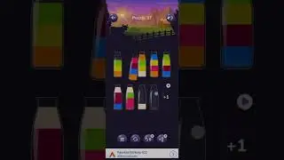 love water sort colour Event 5 puzzle  36 and 37