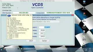 VCDS - Golf/Jetta - Instrument Cluster - Coding Menu