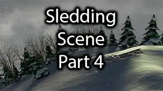 Making a Sled Animation with Dynamic displacement in Blender 2.78 part 4