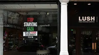 &lsquo;Virtue signalling&rsquo;: Lush shuts down shopfronts in solidarity with Gaza