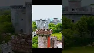 Hidden castle drone visual