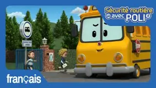 Robocar Poli - Sécurité routière - La sécurité dans le bus scolaire