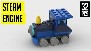 A STEAM ENGINE With Only 32 Pieces From LEGO 10706 | FULL POWER | 127