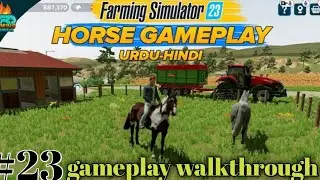 feed a horse farming simulator 23 farming simulator 25 horses #farmingsimulator22 #gaming #farming 🎮