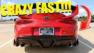 IVE BEEN HIDING THESE MODIFICATIONS ON MY TOYOTA SUPRA!!! *IT'S SO FAST* + Play Button Unboxing!