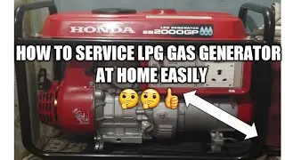 HONDA Generator EB 2000GP Lpg Generator service  video