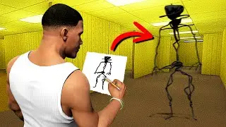 Zeichne NIEMALS das BACKROOMS MONSTER in GTA 5..