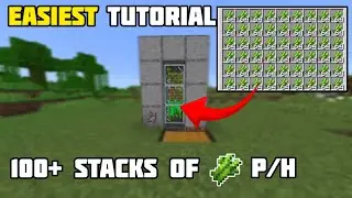 EASIEST Automatic Sugarcane Farm for Minecraft Bedrock | PS4, PS5, Xbox, Switch, MCPE