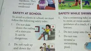 Class-4 | Learning Science Lesson-6 Safety and First Aid | Part-2 | Safety At School & At Home