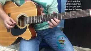 Doraemon theme song on guitar🎸