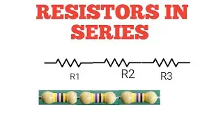 Resistors in series by electrotonics