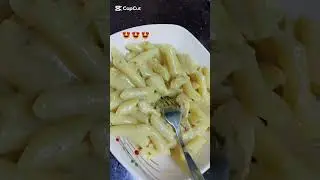 مكرونه وايت صوص بالفراخ في قلبک ♥️🔥