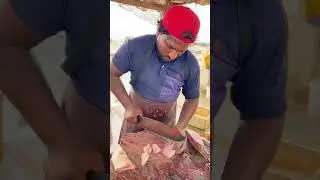 Huge Yellowfin Trevally Fish Cutting Skill | Mr.Sampath