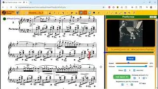 Arthur Rubinstein vs Alfred Cortot &ndash; Chopin Nocturne Op. 9 No. 2 Phrasing at 50% Speed to 100%