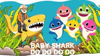 Красочный танец акулёнка для детей 🎵 | Изучаем цвета океана 🌊