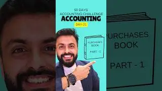 Day 21: Purchases Book | Accounting Basics for Class 11 Students| Subsidiary Books English #shorts