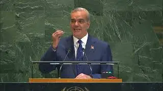 #M/Digital News: DOMINICAN REPUBLIC PRESIDENT ADDRESSES UN GENERAL DEBATE, 80th SESSION   #UNGA