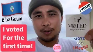 I VOTED on Guam! 🇬🇺 My FIRST time to vote 😬🫡🗳️ (Drive thru Voting?? 🚙)